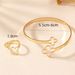 Fashionable Design Sense Elegant Everyday Versatile Four-Leaf Clover Creative Four-Petal Flower Women's Hollow Bracelet_ipsvogv.com