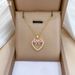 】 Love 【 Bow Light Luxury Charm Gorgeous Full Diamond Necklace Women's Versatile Clavicle Titanium Steel Chain 【 】_ipsvogv.com