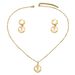 Simple fashionable necklace for women in summer, with a sense luxury personality. Rose, pearl, and mother of pearl_ipsvogv.com