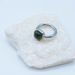 Women's Jewelry Fashion Mushroom Head Light Luxury Style Irregular Sugar Cube Ring Inlaid Zircon Emerald Stainless Steel Ring_ipsvogv.com