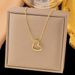 Titanium Steel Does Not Fade, Light Luxury, Niche Hollow Out Love Necklace Women, Ins Korean Version, Simple Design,_ipsvogv.com