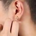 Men's Jewelry Hip Hop 8MM Round Zirconium Snowflake Cross Rock Sugar No Ear Piercing Strong Magnetic Earrings Trendy All Match Earrings_ipsvogv.com