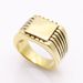 Stainless Steel Rings Men's Jewelry Simple Square Titanium Steel Ring_ipsvogv.com