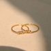High Quality Titanium Steel Material, Genuine Gold Electroplating, Minimalist And Fashionable Knotted Peach Heart Ring_ipsvogv.com