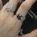 niche Design: Moon Star Sun New Full Diamond Zircon Open Ring, Light Luxury Feather Personalized Fashion Versatile Ring Design: ,_ipsvogv.com