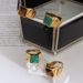 Women's Jewelry Gentle Temperament Inlaid Natural Tiger Eye Stone Ring Popular Hand Jewelry_ipsvogv.com