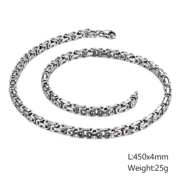 fashion back chain necklace personality domineering men's emperor chain hip hop jewelry accessories_ipsvogv.com