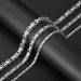 Hip-hop Punk Solid Color Stainless Steel Patchwork Men's Layered Necklaces_ipsvogv.com