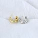 Women's Jewelry S925 Silver Needle Trendy Fashion Ins Style Retro C Shaped Versatile Earrings Classic Inlaid Zircon High End Earrings_ipsvogv.com