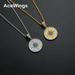 Men And Women's Jewelry Hip Hop Copper Compass Pendant Couple Ins Copper Inlaid Zircon Cross Border Rap Necklace_ipsvogv.com