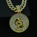 hop GEMINI Disc Pendant Represents Agile Thinking Gemini Hip Hop Necklace_ipsvogv.com