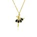 New Style Simple Diamond Dancing Girl Necklace Sweater Chain Ballet Girl Pendant Clavicle Chain Jewelry_ipsvogv.com