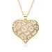 Copper Plated Gold Micro Inlaid Zircon Light Luxury Cold Style Niche Love Heart Pendant Necklace_ipsvogv.com