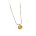Body 【 Full Titanium Steel 】 Double Sided Fuxi Extremely Simple Wind Furnace Genuine Gold Necklace For Female Ins Mesh 【 】_ipsvogv.com
