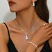Women’s Jewelry Set Fashion Jewelry Wholesale Wedding Dress Studio Props Popular Jewelry For Women Bridal Zircon Necklace Earrings Set_ipsvogv.com