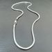 Men Boys Women Girl 316L Stainless Steel Tone Snake Chain Necklace20-28 Inch Length_ipsvogv.com