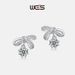 Bow Moissanite Earrings For Women S925 Silver Inlaid With Brilliant Colored Gemstone Earrings Light Luxury Fashion_ipsvogv.com