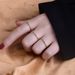 Women's Jewelry S925 Sterling Silver Fashion Simple Zircon Ring Temperament Ladies Diamond All Match Ring Hand Jewelry_ipsvogv.com