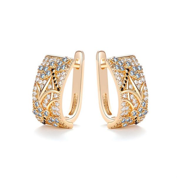 Cao Shi's Creative Ear Buckle Women's Fashion Dragonfly Dance Micro Set Zircon Earrings Personalized Trendy Earrings_ipsvogv.com
