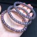 Natural Purple Agate Old Shaped Bead Tablet Jade Hand String, Single Circle Fashion Square Candy Bracelet, With_ipsvogv.com