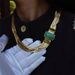 Palace Vintage Monet Book Weaving Gold Necklace Bracelet Set_ipsvogv.com