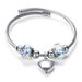 diy bracelet hot ins female titanium steel bracelet open love bracelet transshipment bead bracelet for men and women_ipsvogv.com