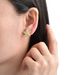 Women’s Jewelry Set Fashion Copper Plated Real Gold Sweet Style Mother's Day Five Pointed Star Micro Inlaid Zircon Earrings Light Luxury Earrings_ipsvogv.com