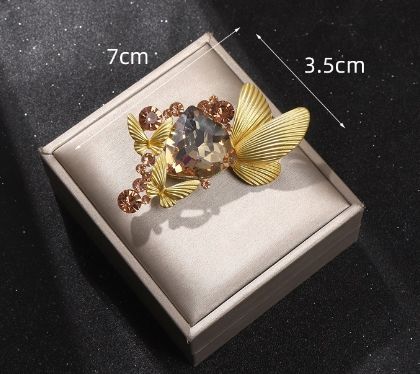 Women's floral Brooch Classic rose Pin accessory_ipsvogv.com
