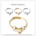 diy bracelet hot ins female titanium steel bracelet open love bracelet transshipment bead bracelet for men and women_ipsvogv.com