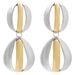 E13018 design gold and silver color blocked geometric alloy earrings, personalized, niche, high-end earrings for women_ipsvogv.com