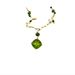 Chinese style trend exquisite crystal glass peacock stone patchwork necklace, fresh and versatile, high-end sense_ipsvogv.com