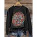 Women's Clothing round neck printed sweatshirts spring and autumn hot selling casual all match long sleeved men's and women's tops_ipsvogv.com