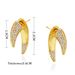 Women's Jewelry Set Fashion New Fashion Design Crescent Horn Diamond C Shaped Earrings New Simple High End Earrings_ipsvogv.com