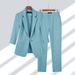 Spring Summer New Elegant Su Jacket Matching Set Women's Korean Chic Blazers Coat Pants 2 Piece Female Professional_ipsvogv.com