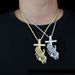 Men's Jewelry Cross Hip Hop New Cross Hand Pendant Full Of Diamonds Inlaid New Necklace Jewelry_ipsvogv.com