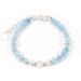 5 Cm Lake Blue Crystal Four Leaf Clover Freshwater Pearl Shell Bracelet Necklace Women's Set_ipsvogv.com