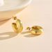 Women’s Jewelry Set Fashion EarringsThick Circle C Shaped Earrings Exaggerated Earrings New Trend Earrings Female Personality Simple_ipsvogv.com