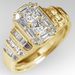 Cao Shi's Wedding Jewelry Fashion Engagement Proposal Diamond Women's Simple Full Set T Square Zircon Ring_ipsvogv.com