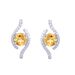 Soft Natural Topaz Earrings New Garnet S925 Sterling Silver Inlaid Colored Gemstone Earrings Female Vibrato_ipsvogv.com