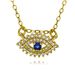 New Devil's Eye Oil Drop Necklace Micro Inlaid Pendant Neck Jewelry_ipsvogv.com