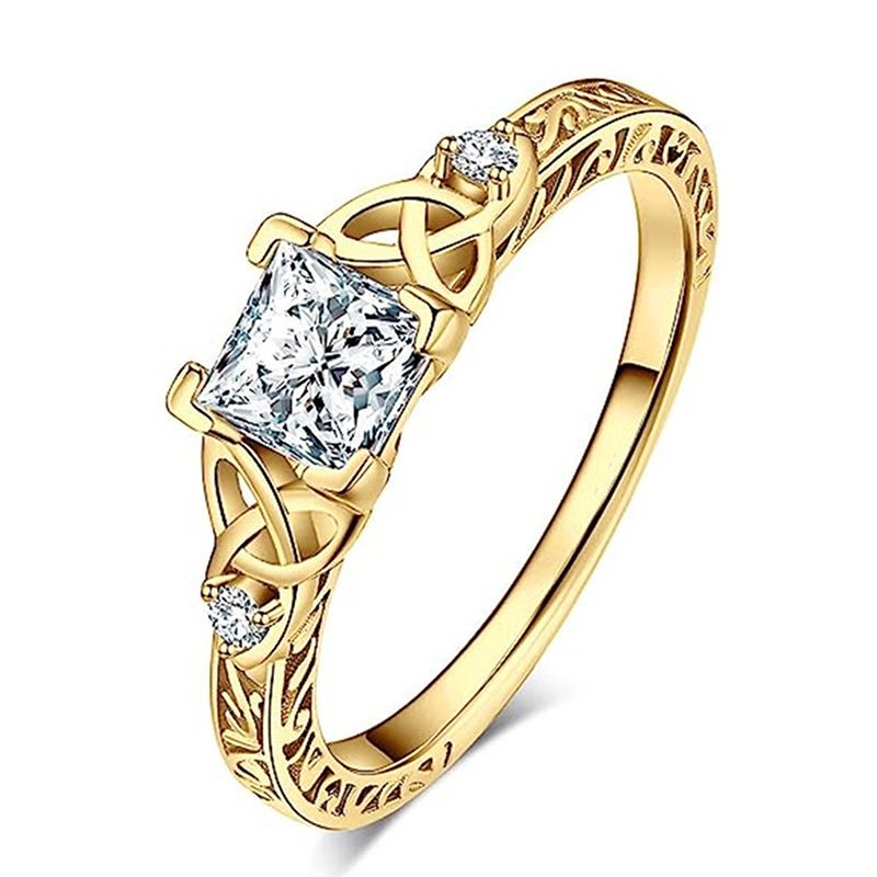 Cao Shi's High-end Light Luxury Zircon Inlaid Ring For Women, Exquisite Design Sense, Wedding Ring, Popular Fashion_ipsvogv.com