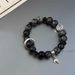 Mokawa Ancient Stle Glass Bead Handmade Women's Bracelet, Niche Design, Couple Bracelet, Men's New Chinese Stle_ipsvogv.com