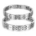 Men And Women's Jewelry Rhinestone Titanium Steel Couple Bracelet_ipsvogv.com
