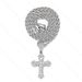 Hip hop Live New Versatile Diamond Cross Cuban Pendant Necklace_ipsvogv.com