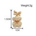 Unisex Cute And Atmospheric Diamond Studded Tiger Bear Exquisite Earrings Personality Simple Fashion Sweet Earrings Female_ipsvogv.com