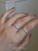Sparkling Zircon Full Circle, Female Niche Design, Light Luxury, High-end, Exquisite Ring Temperament, Super Sparkling_ipsvogv.com
