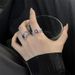 Red Inlaid Full Zircon Series Diamond Open With Adjustable Ring, Unique Design, High End Versatile Finger Ring , Design,_ipsvogv.com