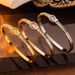Designer Titanium Steel Bracelet With Zircon Shining Personalized Fashion Bracelet For Women_ipsvogv.com