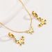 Personalized necklace set, niche drip oil bow design, collarbone chain, earrings, earrings_ipsvogv.com
