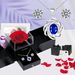 Women’s Jewelry Set Fashion hot selling sapphire full diamond necklace fashion flower pendant Valentine's Day gift_ipsvogv.com